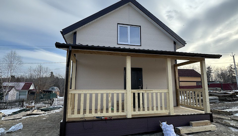 Надежденский район, СНТ "Диамид-1" 2-х этажный дом 6090*6090 (Проект МК-2.37)