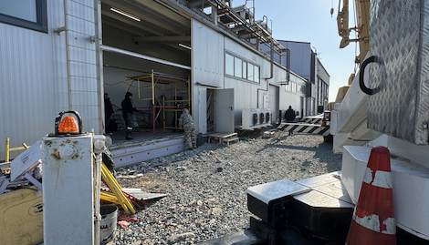 ТОР Надежденский. Демонтаж и последующий монтаж наружной стены.