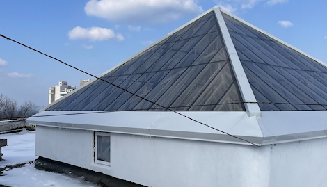 Работы по капитальному ремонту зенитного фонаря здания МАУ ДО "ВГ ДДТ" по адресу: г.Владивосток, Океанский проспект, 43